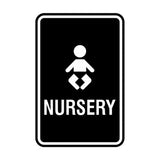 Portrait Round Nursery Sign