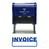 Basic Invoice Self Inking Rubber Stamp