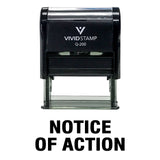 Notice Of Action Self Inking Rubber Stamp