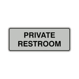 Signs ByLITA Standard Private Restroom Sign