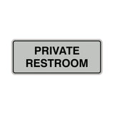 Signs ByLITA Standard Private Restroom Sign