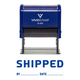 SHIPPED By Date Self Inking Rubber Stamp