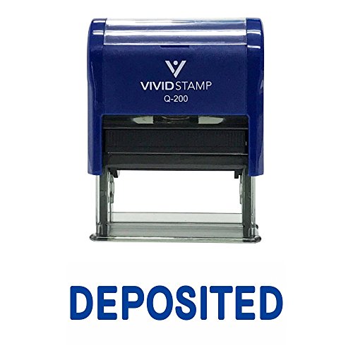 Deposited Self Inking Rubber Stamp – Pacific Sign and Stamp