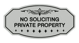 Victorian No Soliciting Private Property Sign