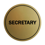 Signs ByLITA Circle Secretary Sign