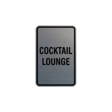 Portrait Round Cocktail Lounge Sign