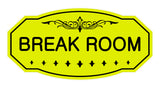 Victorian Break Room Sign