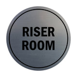 Signs ByLITA Circle Riser Room Sign