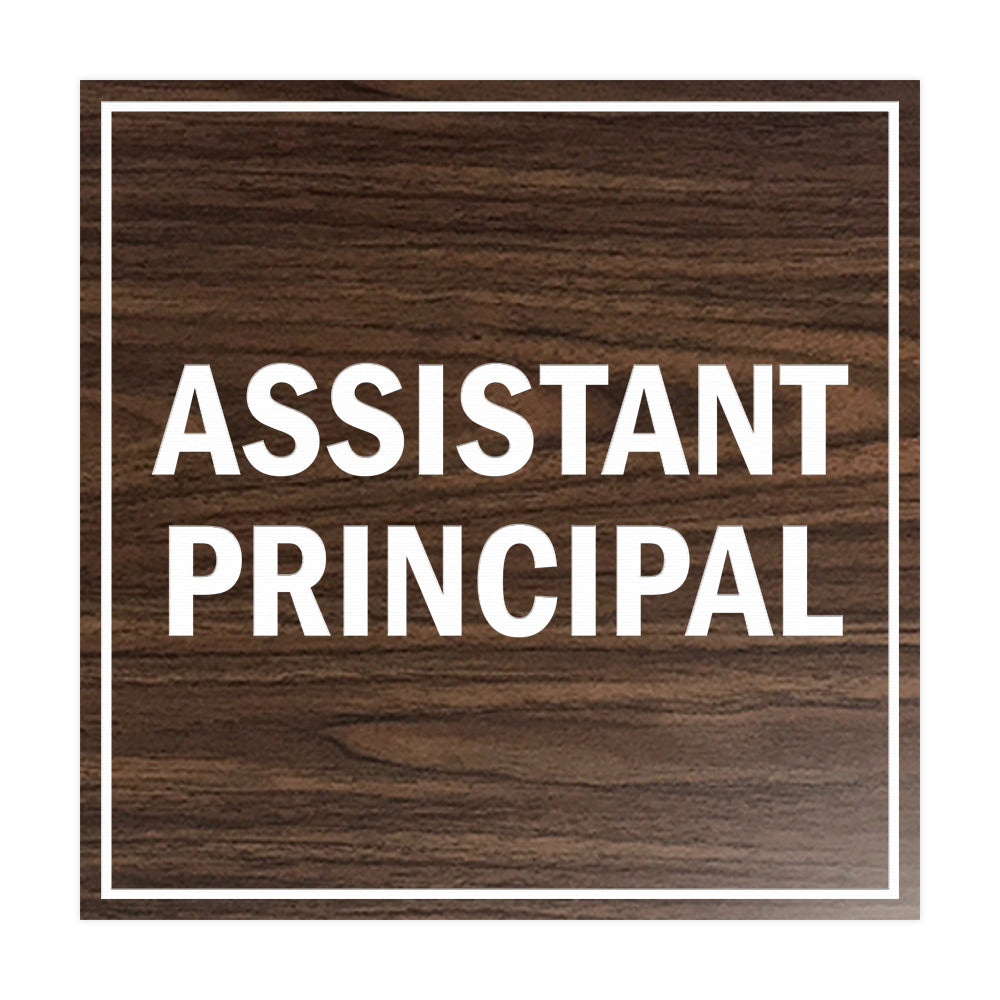 Teaching Assistant Sign Assistant Principal Sign