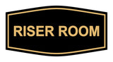 Black / Gold Signs ByLITA Fancy Riser Room Sign