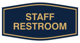 Signs ByLITA Fancy Staff Restroom Sign
