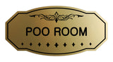Victorian Poo Room Sign