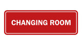 Red Signs ByLITA Standard Changing Room Sign