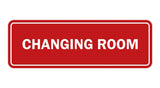 Red Signs ByLITA Standard Changing Room Sign