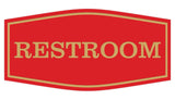Fancy Restroom Sign