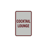 Portrait Round Cocktail Lounge Sign
