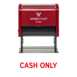 Cash Only Self Inking Rubber Stamp