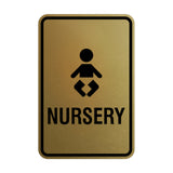 Portrait Round Nursery Sign