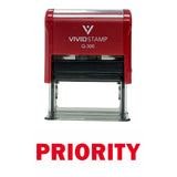 Priority Self Inking Rubber Stamp
