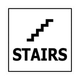 Signs ByLITA Square Stairs Sign