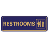 Standard Restrooms Sign