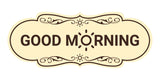 Designer Good Morning Wall or Door Sign