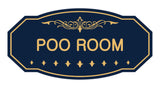 Victorian Poo Room Sign