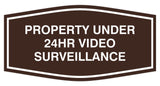 Fancy Property Under 24Hr Video Surveillance Sign