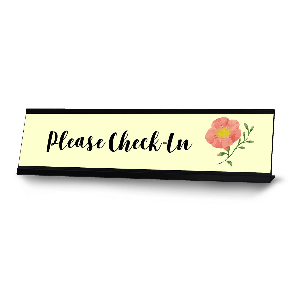 Please Check In At Front Desk Signs