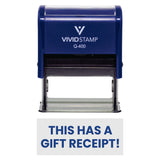 THIS HAS A GIFT RECEIPT! Self-Inking Office Rubber Stamp