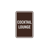 Portrait Round Cocktail Lounge Sign