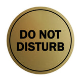 Signs ByLITA Circle Do Not Disturb Sign
