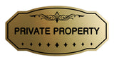 Victorian Private Property Sign