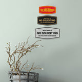 Fancy What Part of No Soliciting Do You Not Understand Wall or Door Sign