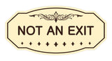 Victorian Not An Exit Sign