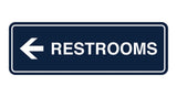 Signs ByLITA Standard RESTROOM (LEFT ARROW) Sign
