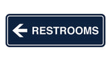 Signs ByLITA Standard RESTROOM (LEFT ARROW) Sign