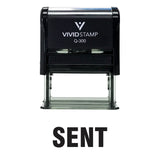 SENT Self Inking Rubber Stamp
