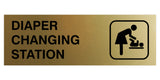 Basic Diaper Changing Station Door / Wall Sign