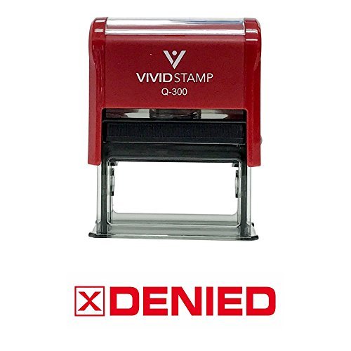 Denied Office Self-Inking Office Rubber Stamp