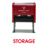 Storage Self Inking Rubber Stamp