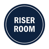 Signs ByLITA Circle Riser Room Sign