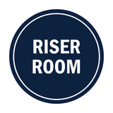 Signs ByLITA Circle Riser Room Sign