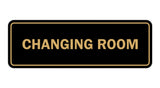 Black / Gold Signs ByLITA Standard Changing Room Sign
