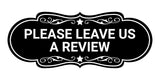 Designer Please Leave Us a Review Wall or Door Sign