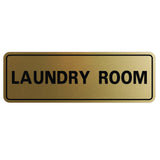 Brushed Gold Standard Laundry Sign