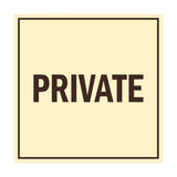Signs ByLITA Square Private Sign