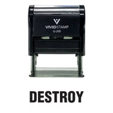 Destroy Office Self Inking Rubber Stamp
