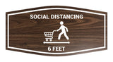 Fancy Social Distancing Sign