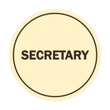 Signs ByLITA Circle Secretary Sign